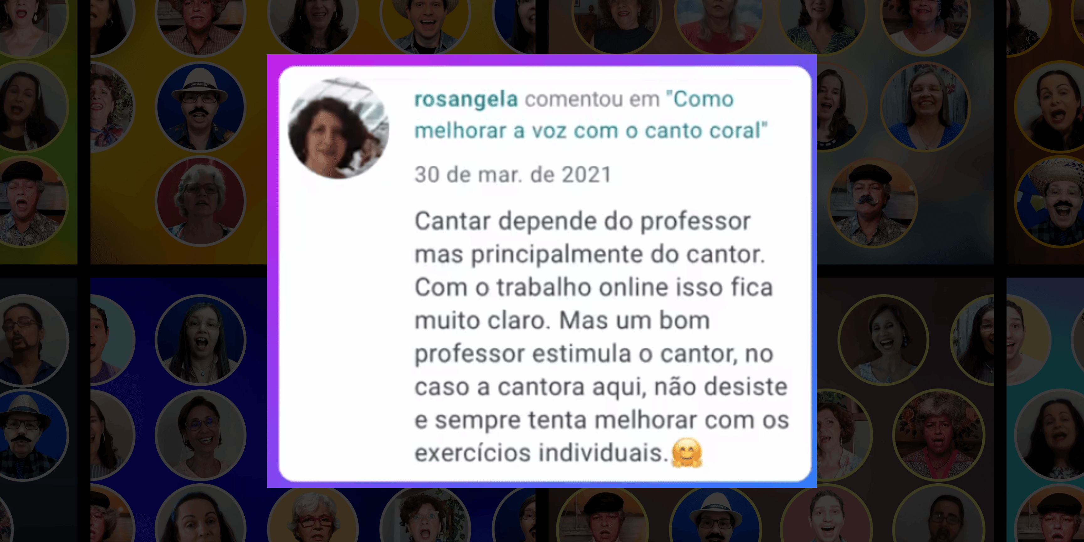Depoimento de aluno 3