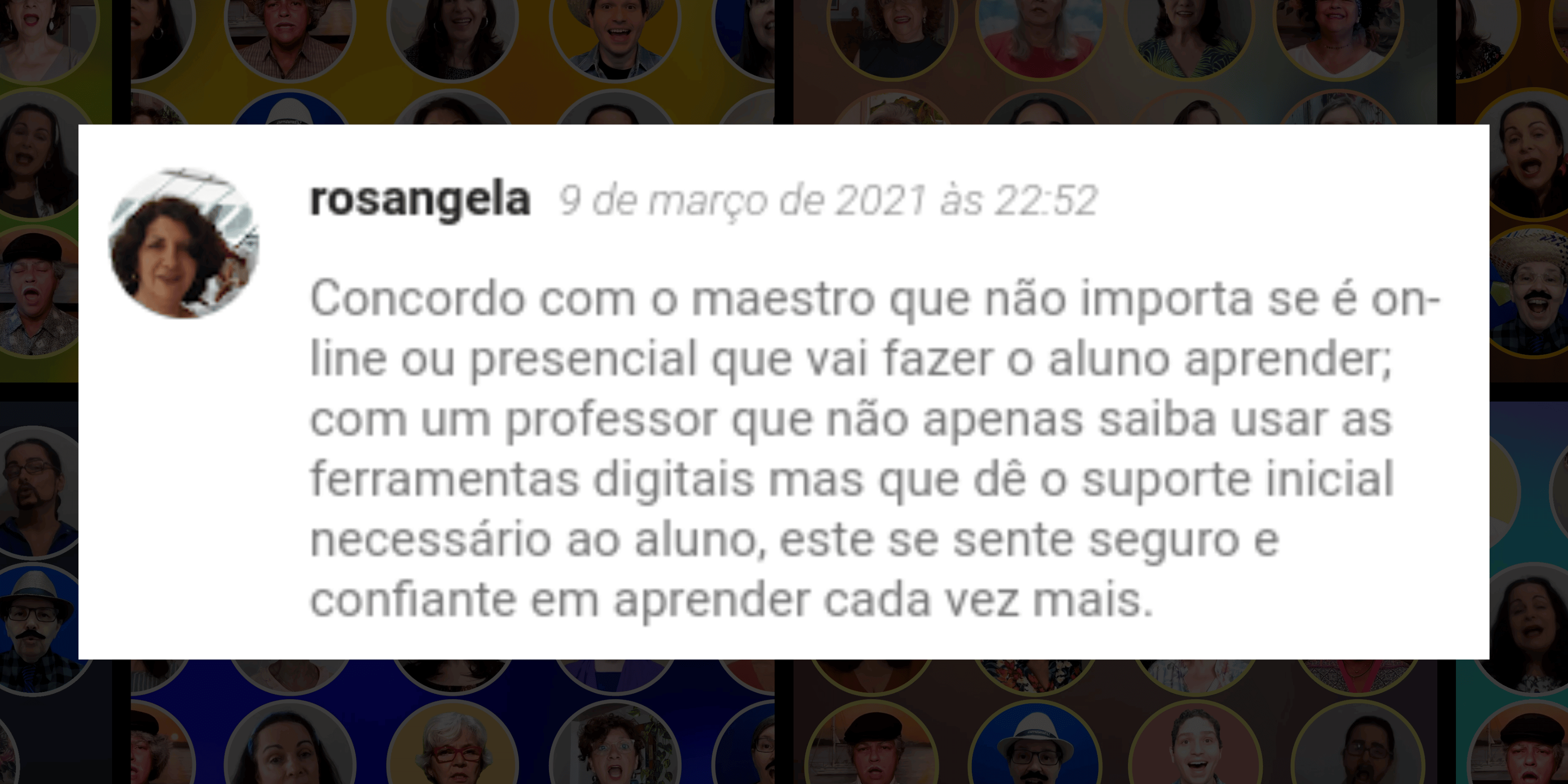 Depoimento de aluno 7